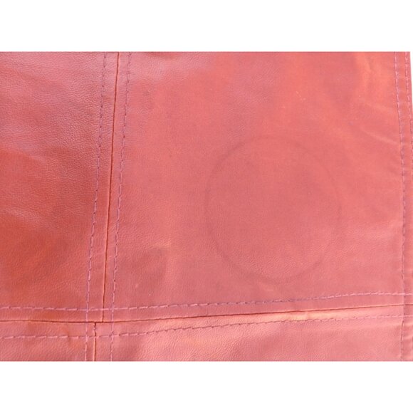 Boho Leather Patchwork Placemats Reversible 2 piece - Picture 7 of 9